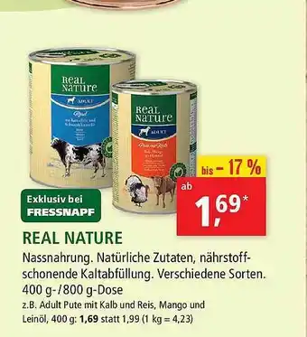 Fressnapf Real Nature Angebot