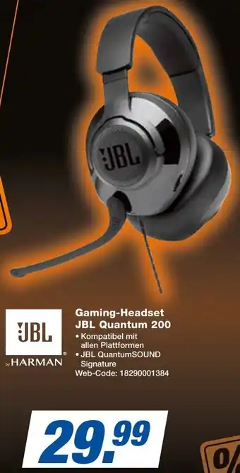 expert Techno Land JBL Gaming-Headset Quantum 200 Angebot