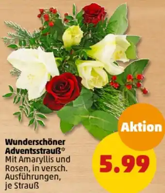 PENNY Wunderschöner Adventsstrauß Angebot