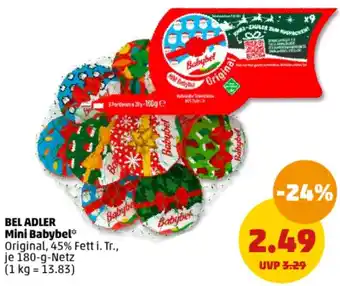 PENNY BEL ADLER Mini Babybel 180 g Netz Angebot