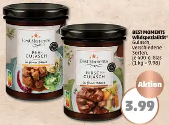 PENNY BEST MOMENTS Wildspezialität 400 g Glas Angebot