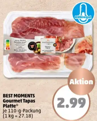 PENNY BEST MOMENTS Gourmet Tapas Platte 110 g Packung Angebot