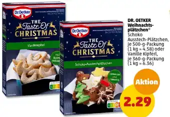 PENNY DR. OETKER Weihnachtsplätzchen 500/360 g Packung Angebot