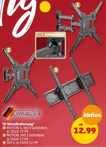 PENNY SCHWAIGER TV-Wandhalterung Angebot