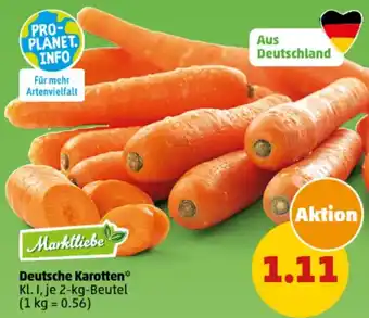 PENNY Deutsche Karotten 2 kg Beutel Angebot