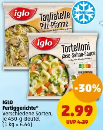 PENNY IGLO Fertiggerichte 450 g Beutel Angebot