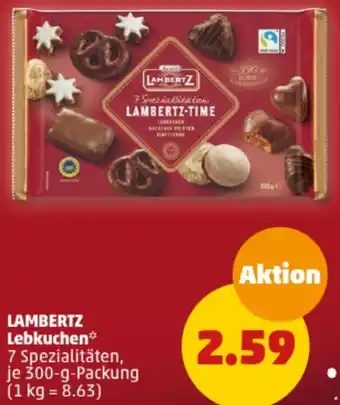 PENNY LAMBERTZ Lebkuchen 300 g Packung Angebot