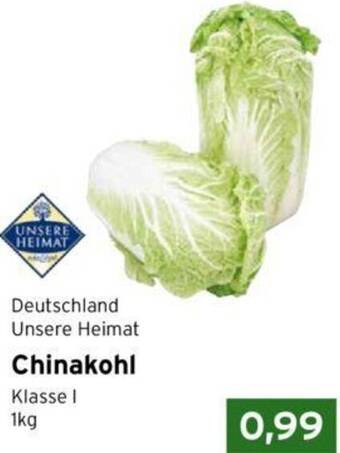 CAP Markt Deutschland Unsere Heimat Chinakohl 1kg Angebot