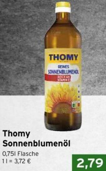 CAP Markt Thomy Sonnenblumenöl 0,75 L Flasche Angebot