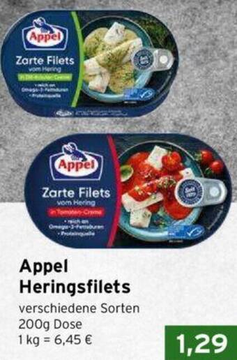 CAP Markt Appel Heringsfilets 200g Dose Angebot