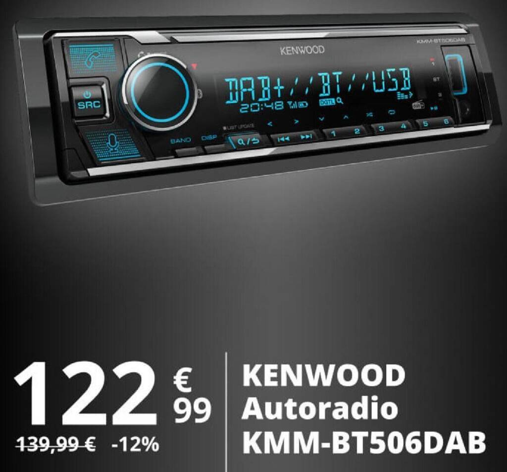 KENWOOD Autoradio KMMBT506DAB Angebot bei A.T.U.