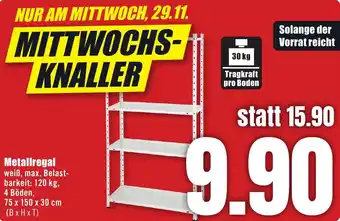 B1 Discount Baumarkt Metallregal Angebot