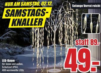 B1 Discount Baumarkt LED-Baum Angebot