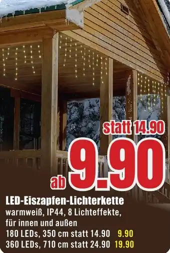 B1 Discount Baumarkt LED-Eiszapfen Lichterkette Angebot