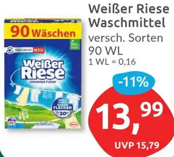 Budni Weißer Riese Waschmittel 90 WL Angebot