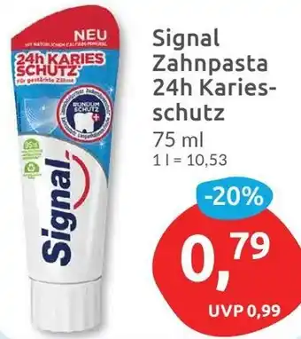 Budni Signal Zahnpasta 24h Kariesschutz 75 ml Angebot