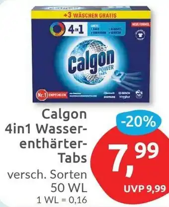 Budni Calgon 4in1 Wasserenthärter-Tabs 50 WL Angebot