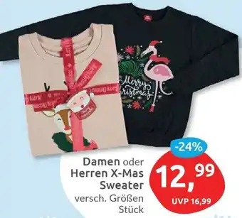 Budni Damen oder Herren X-Mas Sweater Angebot