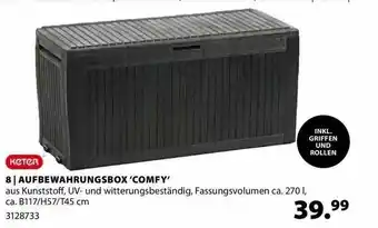 Dehner Keter Aufbewahrungsbox „comfy” Angebot