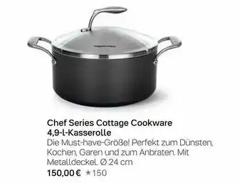 Tupperware Chef Series Cottage Cookware 4.9-l-kasserolle Angebot