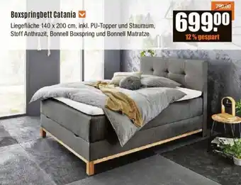 V Baumarkt Boxspringbett Catania Angebot