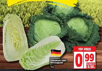 Edeka Chinakohl oder Wirsingkohl Angebot