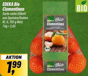 Simmel EDEKA Bio Clementinen 750 g Netz Angebot