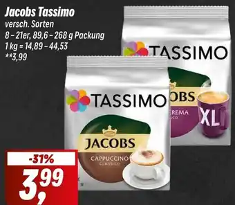 Simmel Jacobs Tassimo 8-21er, 89,6-268 g Packung Angebot