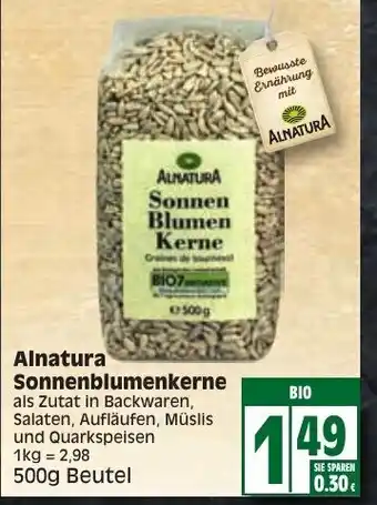 Edeka Alnatura Sonnenblumenkerne Angebot