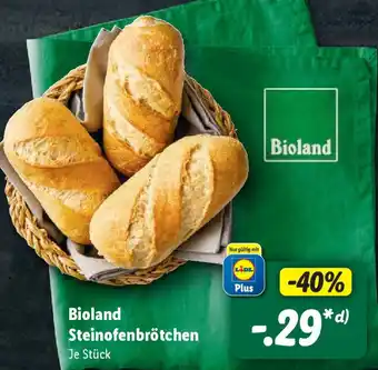 Lidl Bioland Steinofenbrötchen Angebot