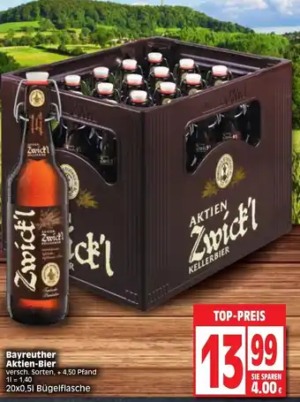 Edeka Bayreuther Aktien-Bier Angebot