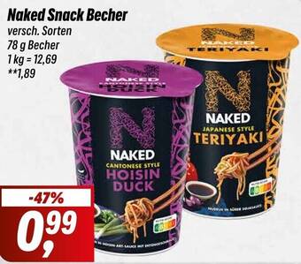 Simmel Naked Snack Becher 78 g Becher Angebot