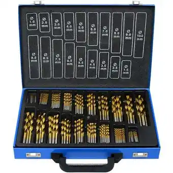 ManoMano Aufun metallbohrer set 170-teilig holzbohrer hss bohrer set 1-10 mm spiralbohrer satz  135° hss-g cobalt für alle bohrmaschin Angebot