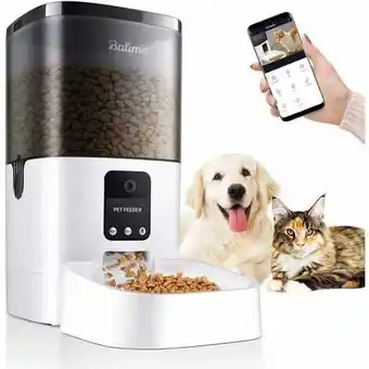 ManoMano Balimo futterautomat katze mit hd 1080p video, 4l wifi automatischer futterspender katze mit app-steuerung & nachtsicht, bis  Angebot