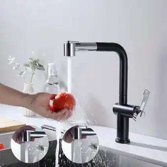 ManoMano Cecipa küchenarmatur ausziehbar hochdruck küchenwasserhahn mit 2 wasserauslassmodi, mischbatterien für die küche 360 ° drehba Angebot