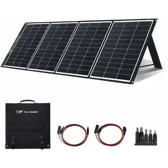 ManoMano Tragbares solarpanel-ladegerät, monokristallin, für wohnmobil, solargenerator, outdoor, camping, netzunabhängig, van, allpowe Angebot