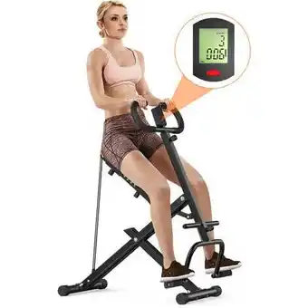 ManoMano Dskeuzeew total crunch fitnessgerät, rider machine bauchtrainer bauchmuskeltrainer ab booster trainingsgerät für bauchmuskeln Angebot