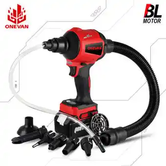 ManoMano Akku gebläse 1500w 80000rpm staubgebläse inflator vakuum für makita 18v akkus - mit 2 akkus und 1 ladegerät Angebot