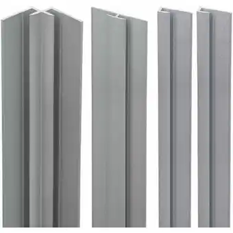 ManoMano Verkleidungsplatte decodesign zubehörset von schulte, beinhaltet 2 endprofile, 1 eckverbinder in ecke, 1 flächenverbinder, 21 Angebot