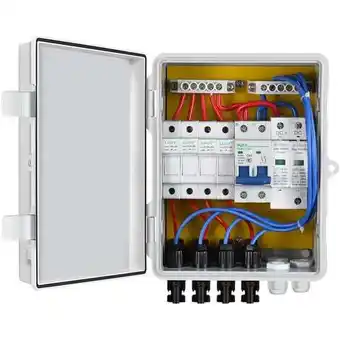 ManoMano Eco-worthy 4-saitiger solar combiner box überspannungsschutz easy connect for solarpanel kit Angebot