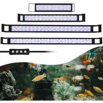 ManoMano Swanew 48w led aquarium mit timer beleuchtung aufsetzleuchte wasserfest ,90-110cm Angebot