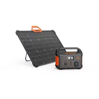 ManoMano Jackery solargenerator 500, 518wh tragbare powerstation mit solarsaga 80w solarpanel, 230v/500w mobile stromversorgung mit lc Angebot