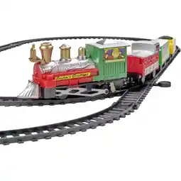 Sonderpreis Baumarkt Weihnachtseisenbahn-set 9-teilig batteriebetrieben Angebot