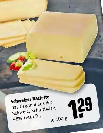 REWE Schweizer Raclette 100 g Angebot