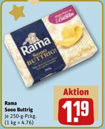 REWE Rama Sooo Buttrig 250 g Pckg. Angebot