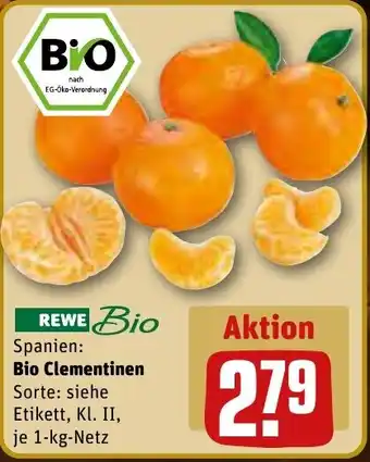 REWE Bio Clementinen 1 kg Netz Angebot