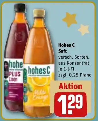 REWE Hohes C Saft 1 L-Fl. Angebot