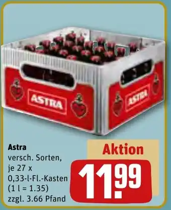 REWE Astra 27 x 0,33-L-Fl. Kasten Angebot