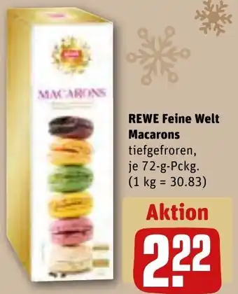 REWE REWE Feine Welt Macarons 72 g Pckg. Angebot