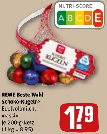 REWE REWE Beste Wahl Schoko-Kugeln 200 g Netz Angebot